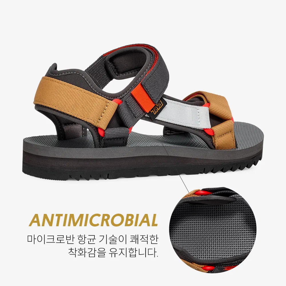 Мужские спортивные сандалии Teva Universal Trail оранжево-синие — фото 4