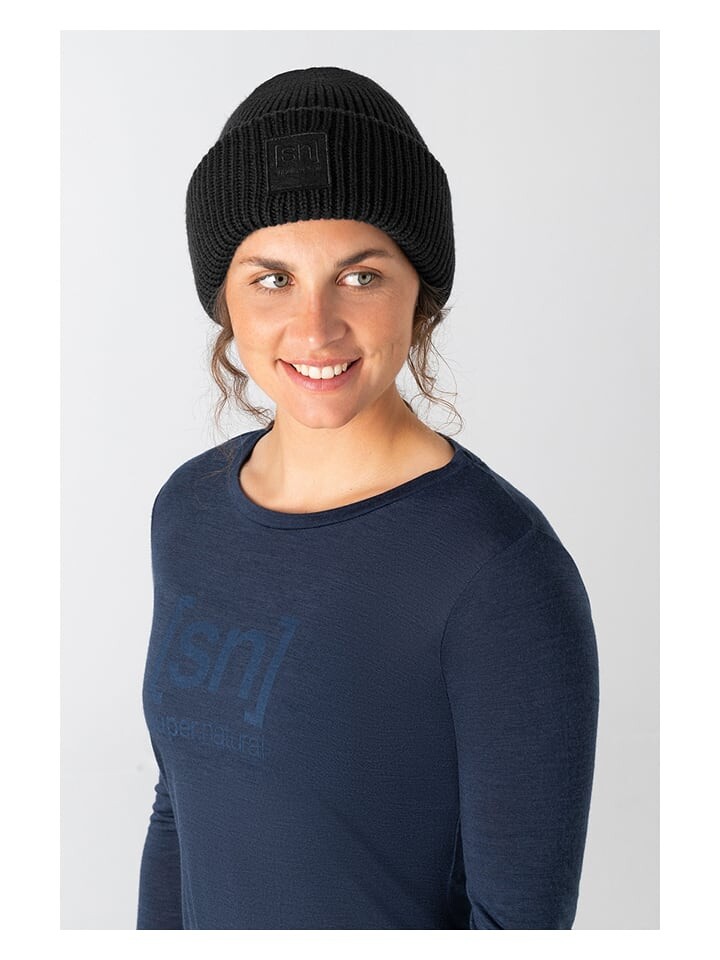 

Шапка super.natural Beanie Krissini, черный