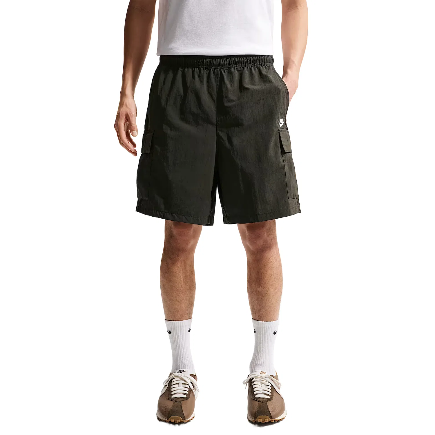 Шорты Club Casual мужские Sequoia/White Nike