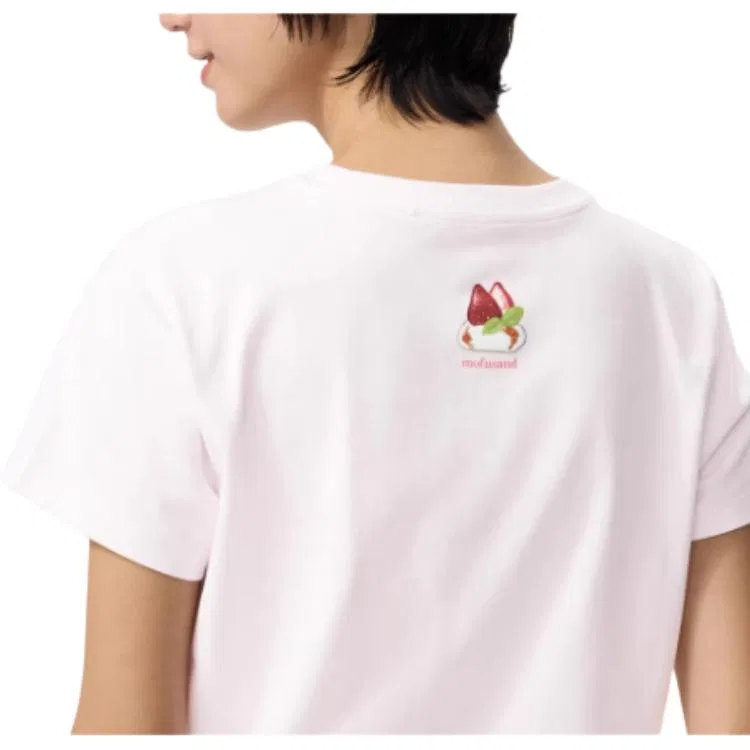 Футболка женская SS26 Pastel Pink с круглым вырезом UNIQLO — фото 4