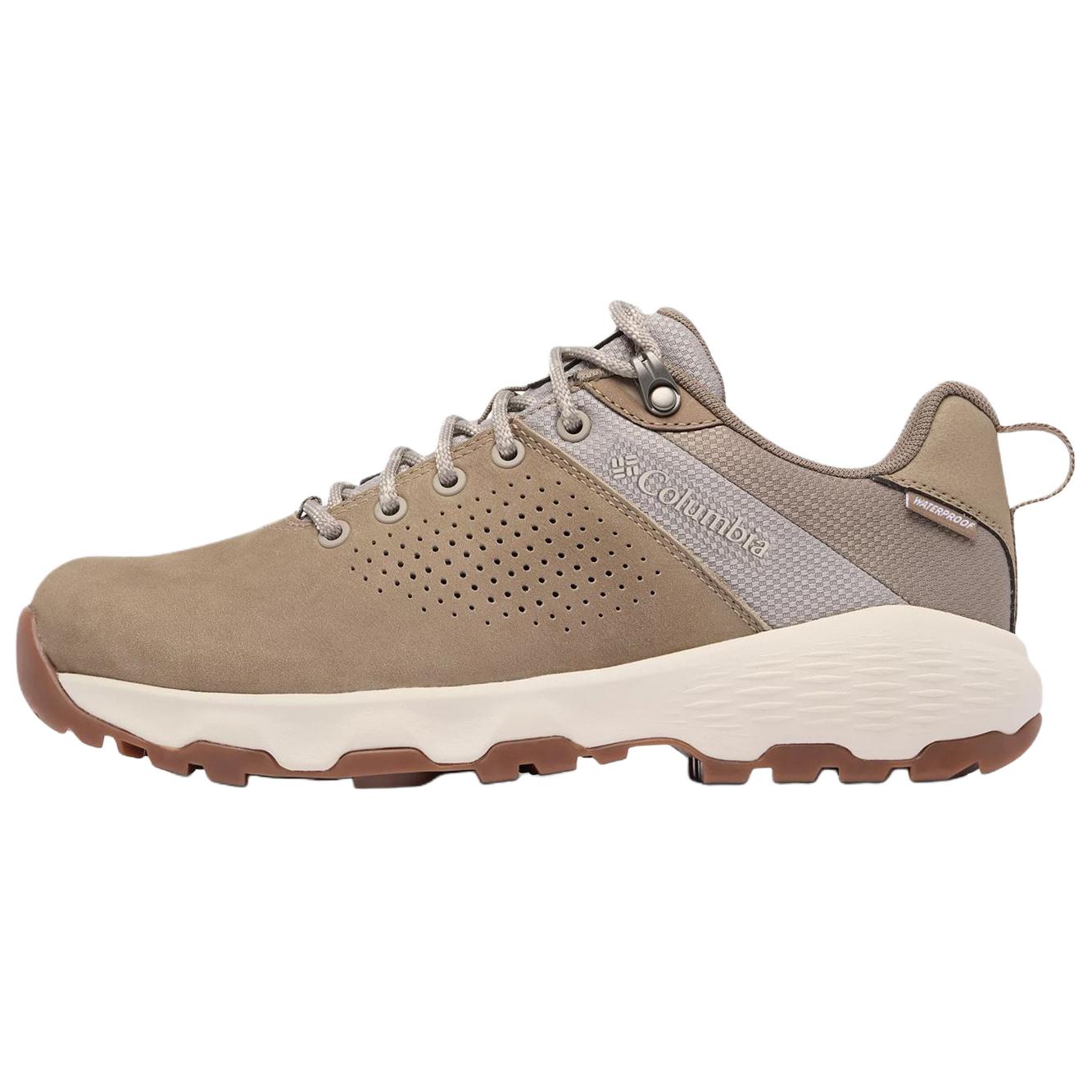 

Женские низкие треккинговые туфли для альпинизма с противоскользящим, износостойким, дышащим покрытием и поддержкой Columbia, коричневый-005