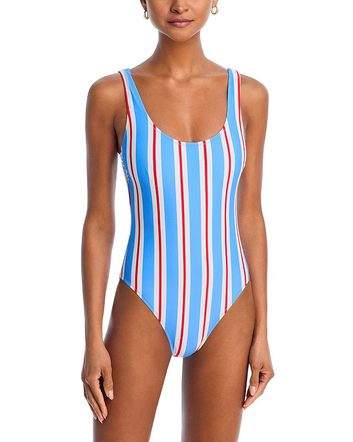 

Купальник цельный Annemarie Solid & Striped, синий