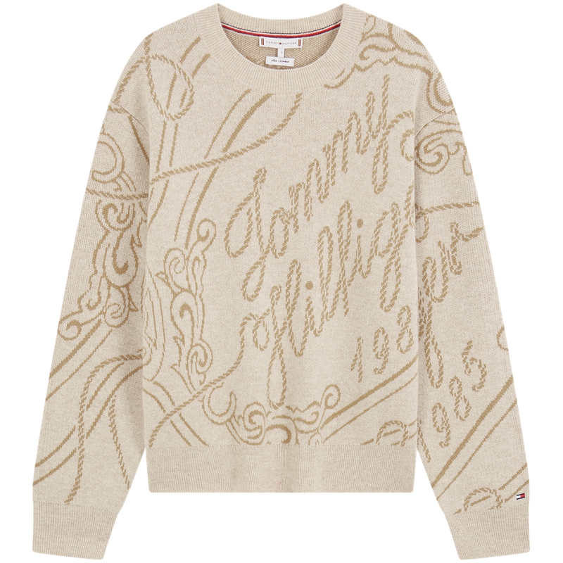 Новогодняя трикотажная одежда для женщин Tommy Hilfiger, красный xmp — фото 3