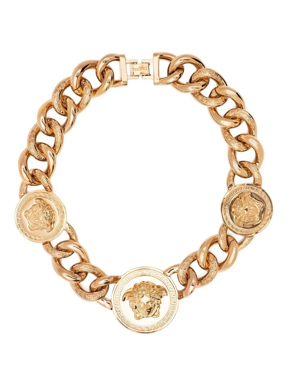 

Массивная цепочка на шею с декором Medusa VERSACE, золотой