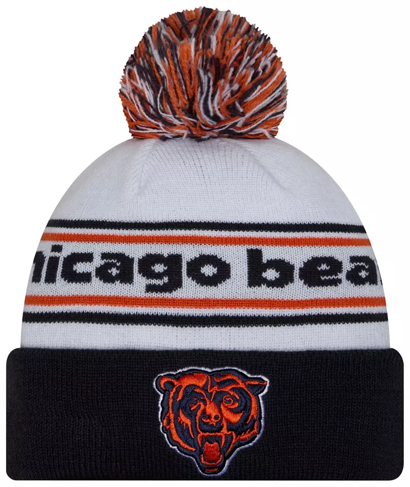 

Мужская вязаная шапка New Era Chicago Bears Team Team цвета с полосками