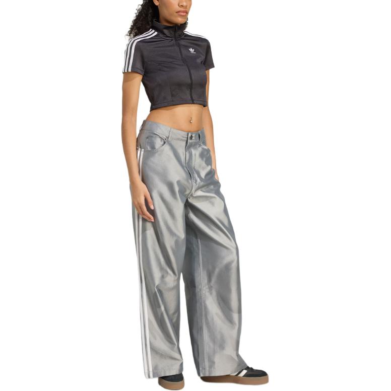 Adilenium Season 4 Teamgeist Baggy Shine Denim Pants Adidas Originals, серый — фото 4