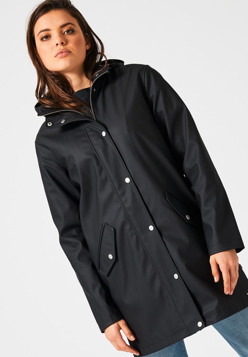 

Парка America Today JANICE RAINCOAT, цвет Black, Серый, Парка America Today JANICE RAINCOAT, цвет Black
