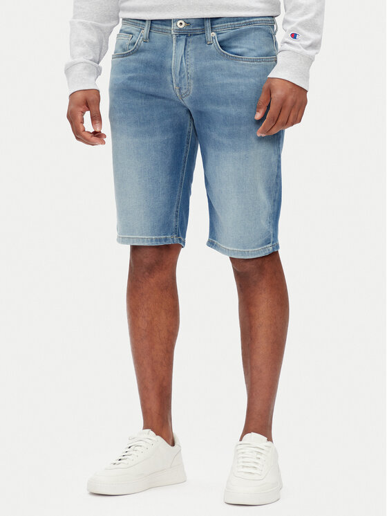 

Облегающие джинсовые шорты PM801075 Pepe Jeans, синий