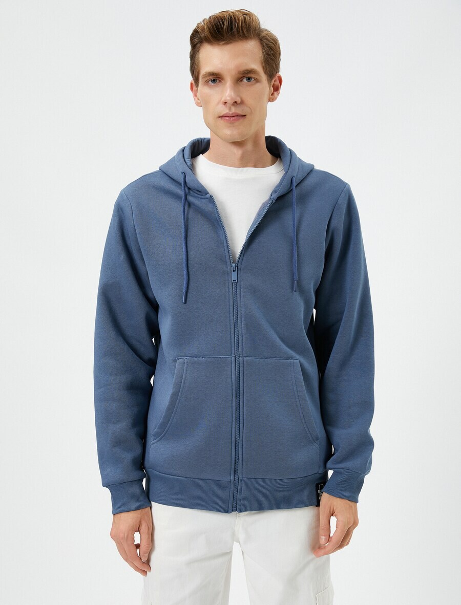 

Толстовка с капюшоном Koton Sweatshirt, индиго