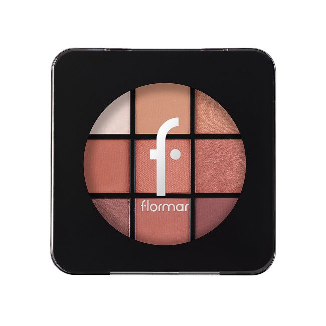

Палитра теней для век Flormar, 9 гр (003 sunset)