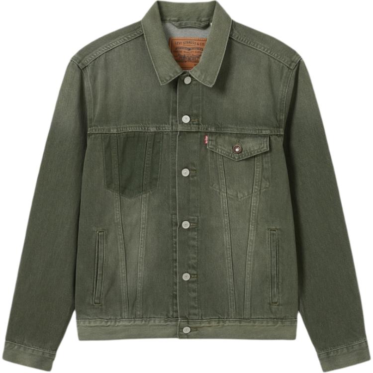Levis Джинсовая куртка Levi's Denim Drifter Series мужская зеленая, Green — фото 2