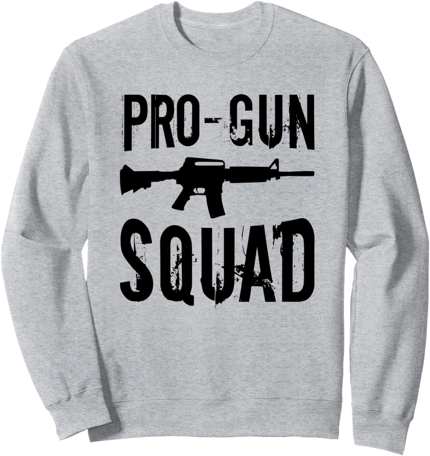 

Забавная толстовка Pro Gun Squad для любителей оружия, серый