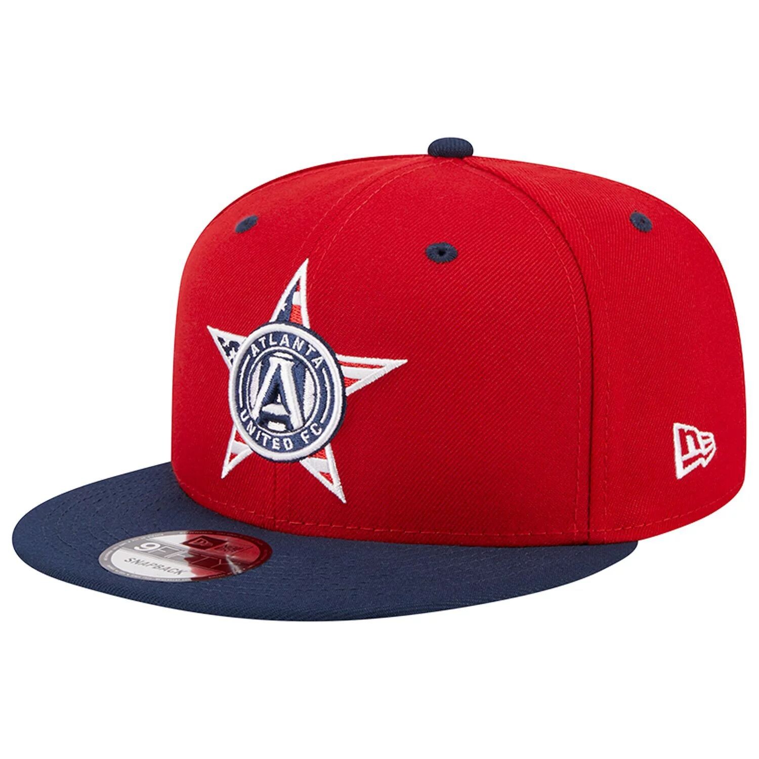 

Мужская красная кепка New Era Atlanta United FC Americana 9FIFTY Snapback