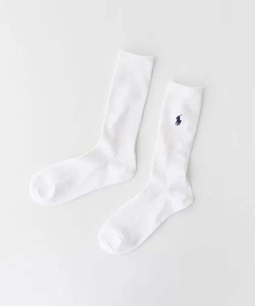 Мужские ребристые носки POLO RALPH LAUREN с защитой от запаха и одноточечным дизайном 02032303 — фото 2