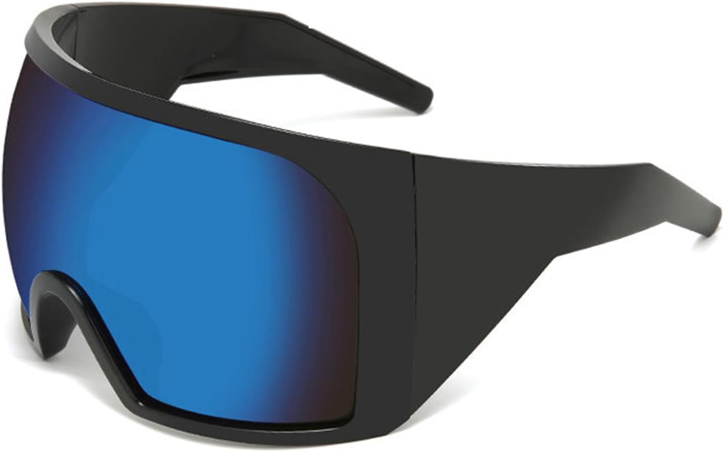 

Солнцезащитные очки Helena Fashion Shield One Piece для женщин и мужчин, большие очки для активного отдыха, солнцезащитные очки для мужчин в стиле панк, ветрозащитные очки, Blue