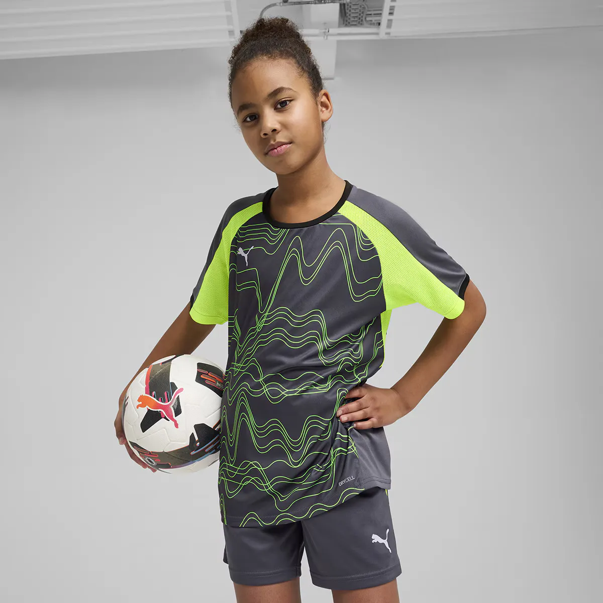 

Футболка детская LIGA Graphic Jersey Jr Puma, черный