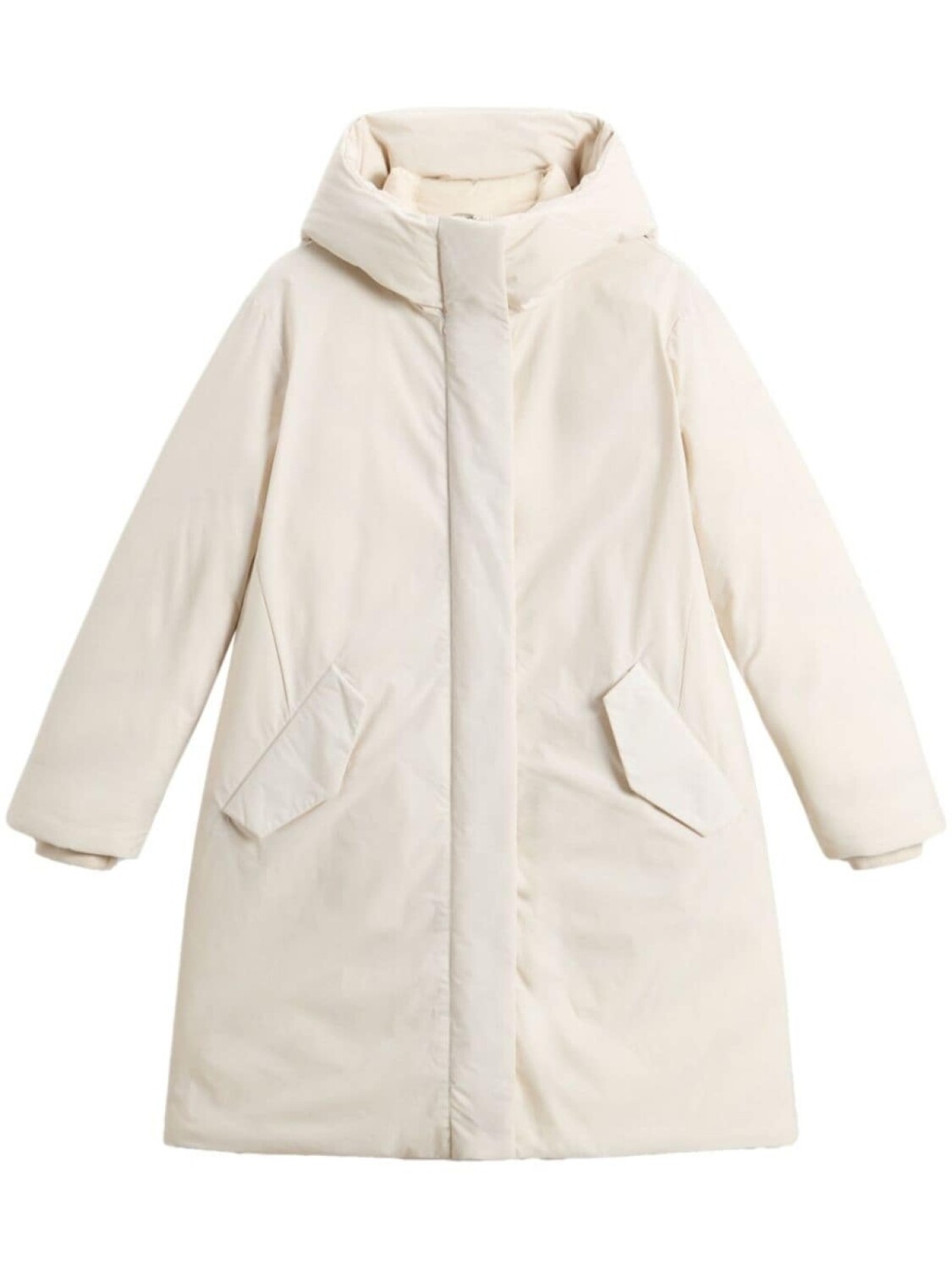 

Woolrich парка с капюшоном, белый
