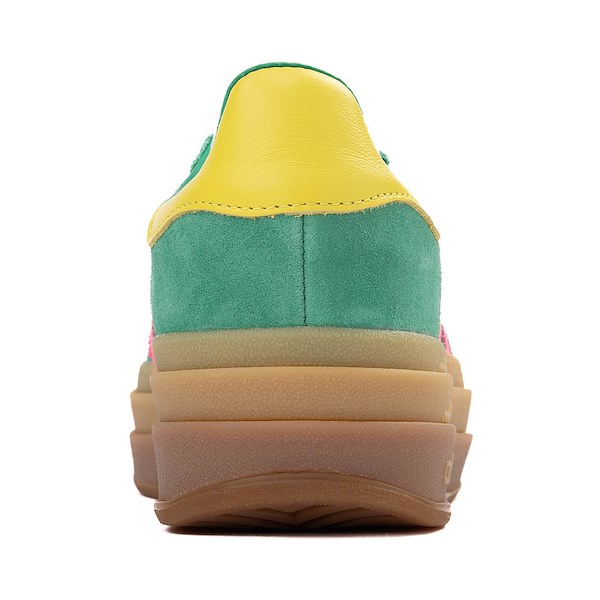 Кроссовки Womens adidas Gazelle Bold Athletic Shoe, цвет Court Green/Lucid Pink/Pure Sulfur — фото 4