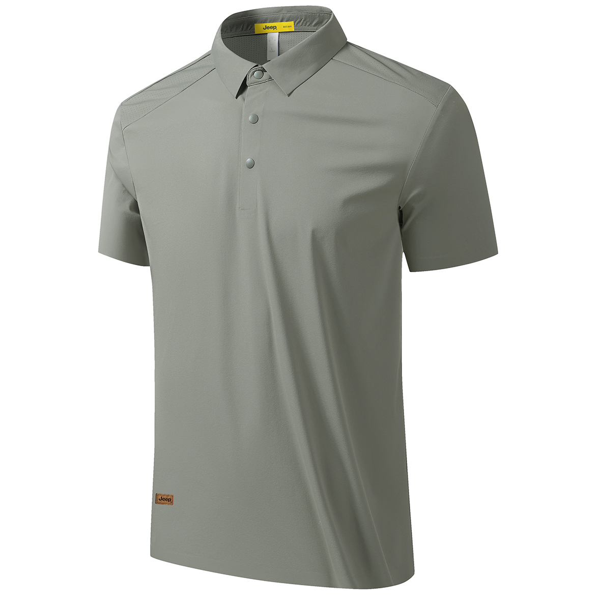 

Футболка поло Unisex Polo Collar тонкая прямая посадка Jeep, forest зеленый