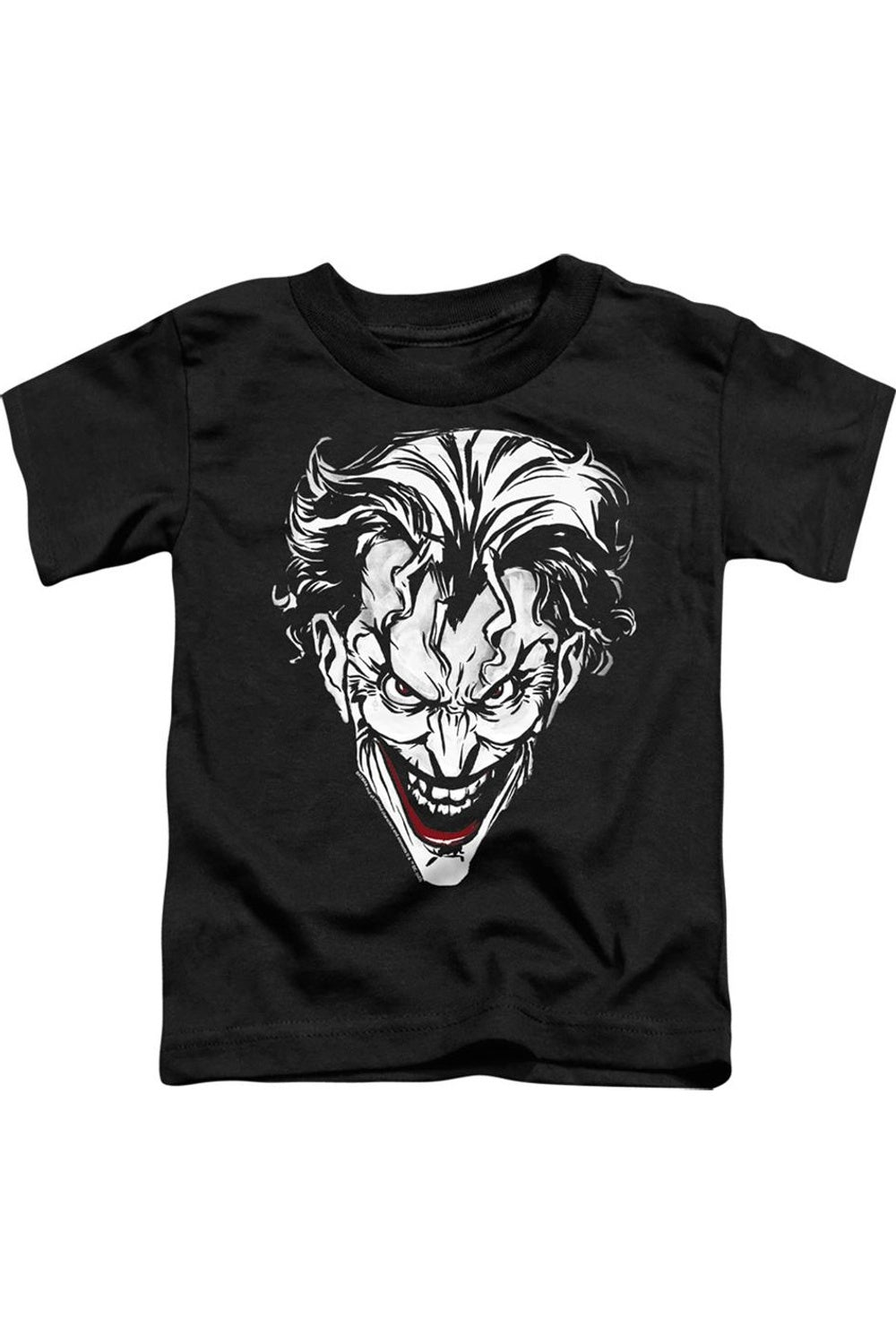 

Футболка с коротким рукавом для малышей Batman Joker красная на черном фоне Gildan