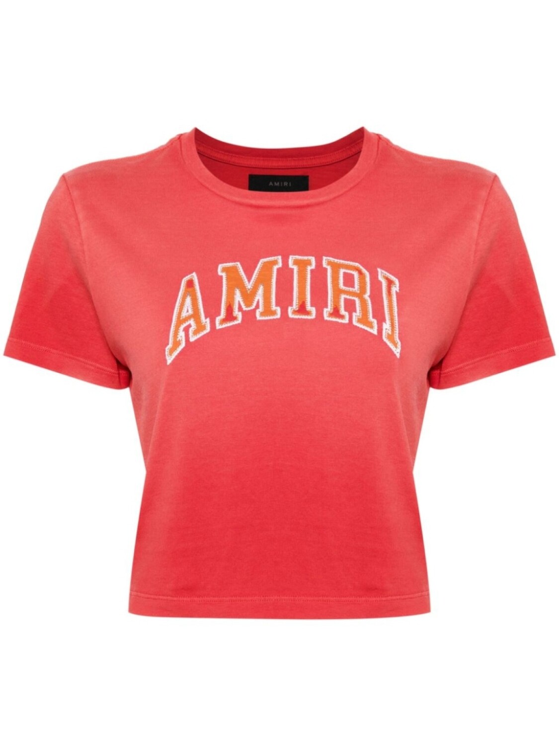 

AMIRI футболка с вышитым логотипом, красный