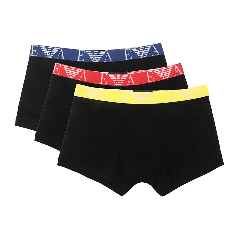 

Набор из трех боксерок Logo EMPORIO ARMANI, черный