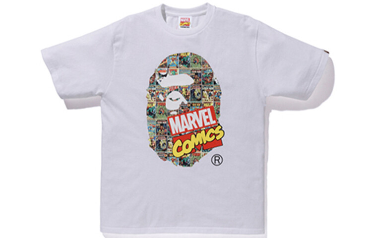

Marvel X BAPE Marvel Футболка унисекс A Bathing Ape