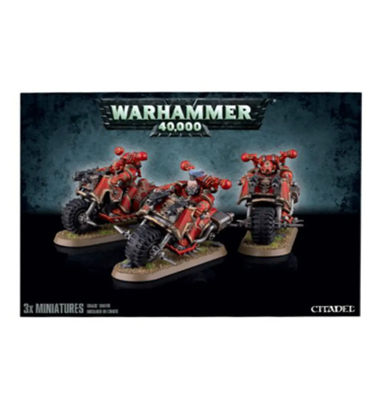 

Миниатюра Warhammer 40K: Chaos Space Marines Bikers