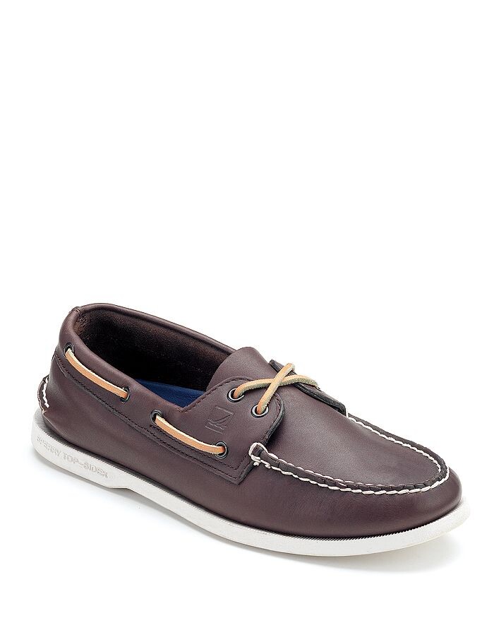 

Мужские оригинальные кожаные топсайдеры с двумя люверсами Sperry, коричневый