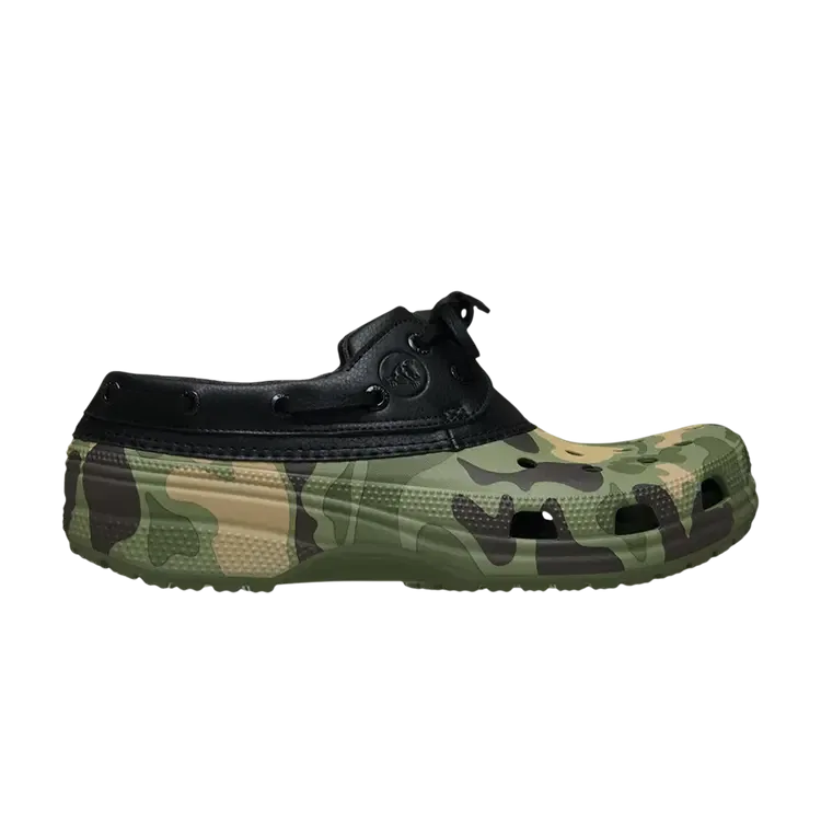 Сабо Crocs Classic Duck Camo Boat Shoe, черный