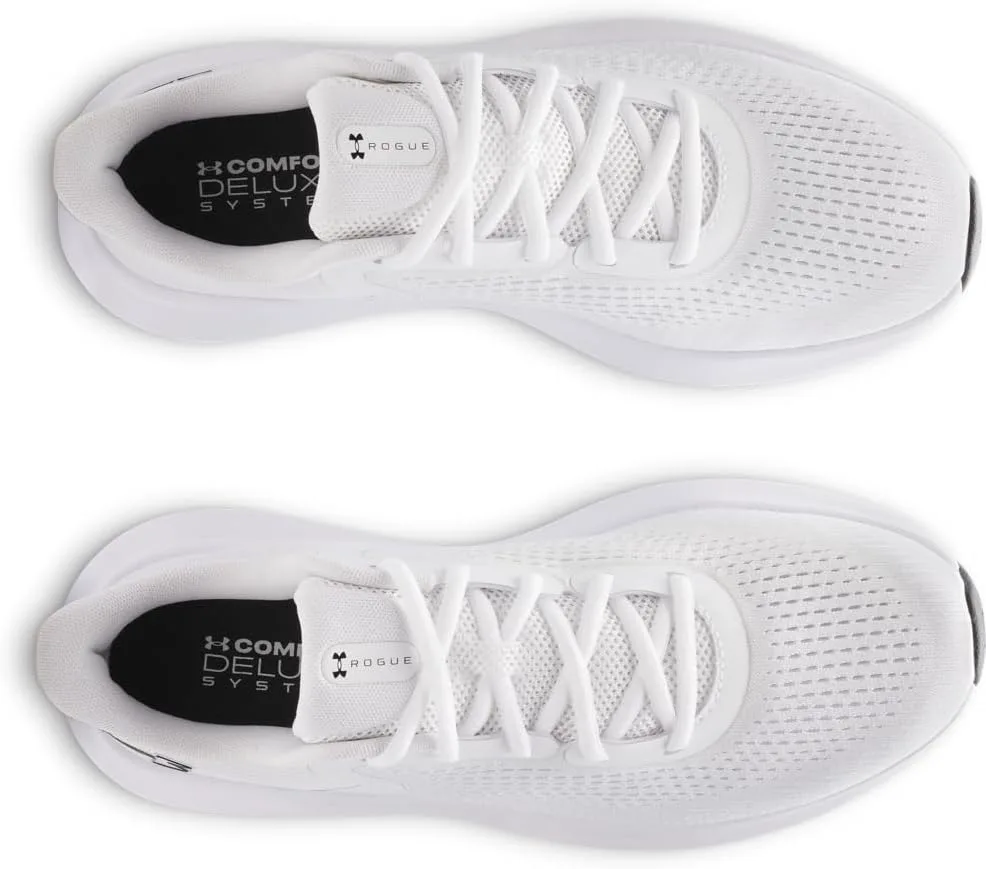 Мужские кроссовки Under Armour Charged Rogue 5, белый/черный — фото 3