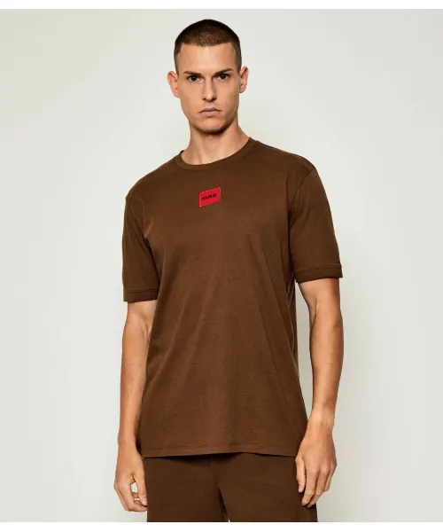 

Футболка diragolino212 Regular fit Hugo, коричневый
