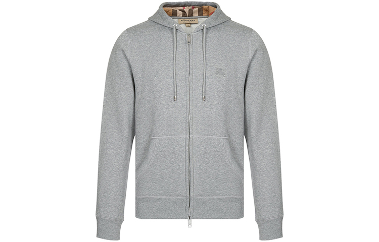 

Толстовка мужская светло-серая меланжевая Burberry, Light Heather Gray