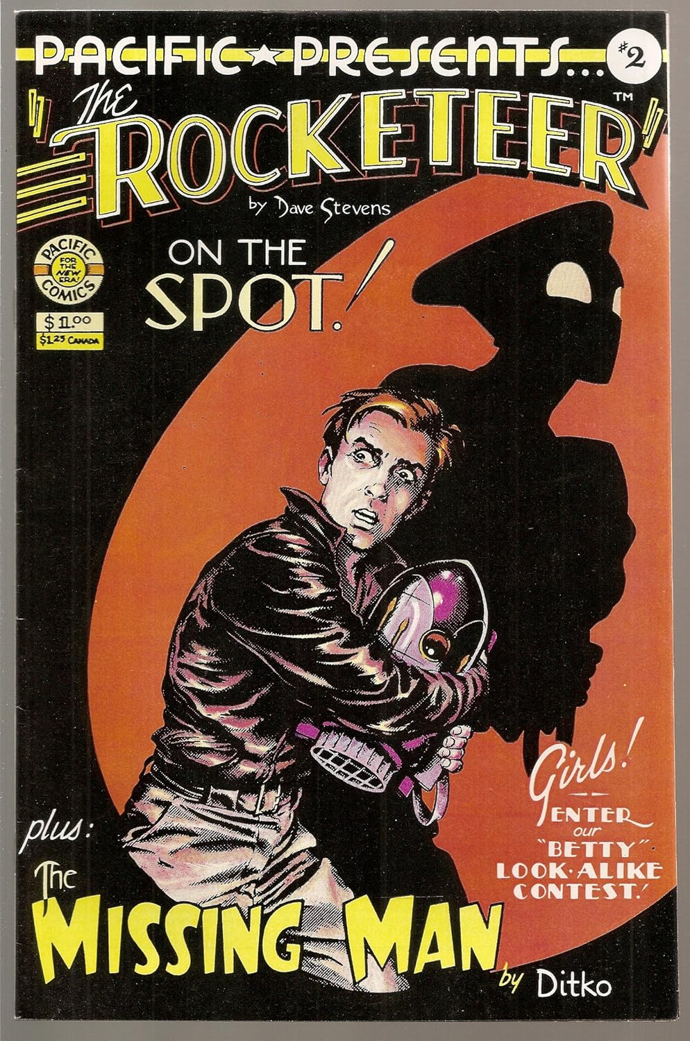 

Pacific Presents the Rocketeer, on the Spot, and the Missing Man, Vol 1, No. 2 (Pacific Comics)