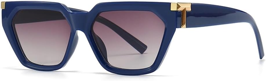 

Солнцезащитные очки «кошачий глаз» в стиле ретро для мужчин и женщин, винтажные солнцезащитные очки с градиентным переходом цвета, защита от УФ-излучения UV400 HDUBFY, C6