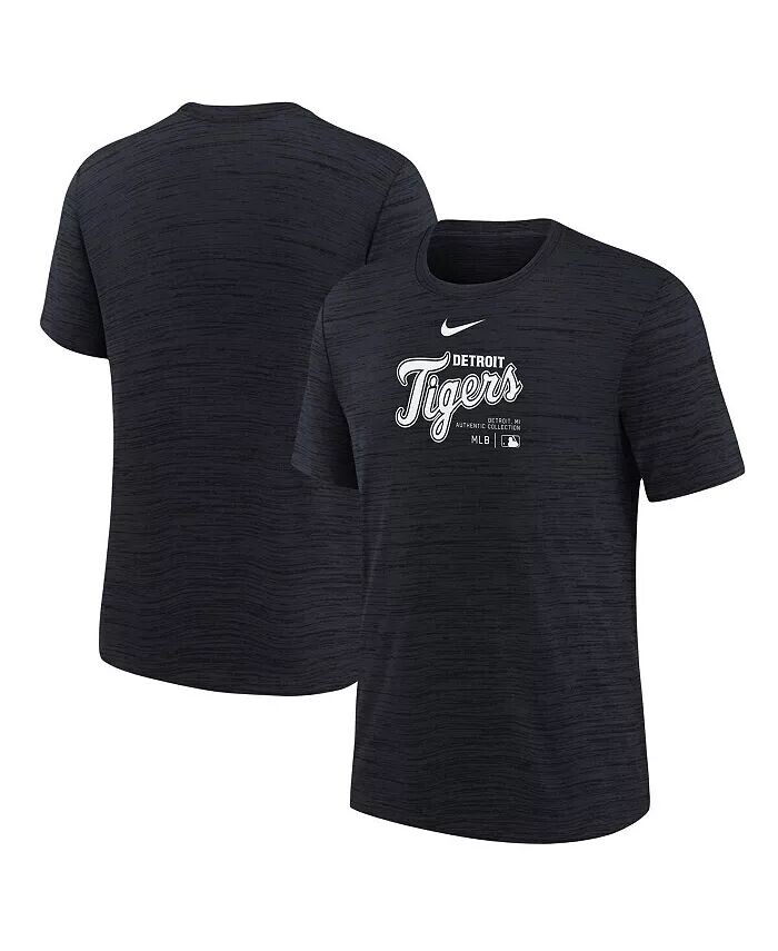 

Темно-синяя футболка для мальчиков и девочек Detroit Tigers из аутентичной коллекции для тренировок и выступлений Nike, синий