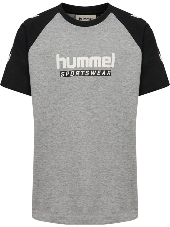 

Футболка Hummel с логотипом Hmljr Kids в цвете GREY MELANGE Hummel