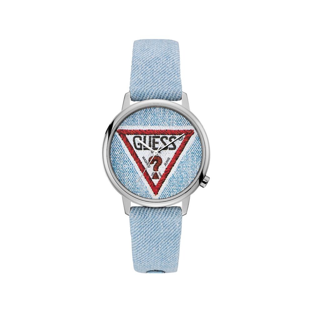 

Синие текстильные часы GUESS