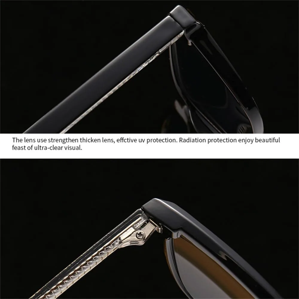 

Солнцезащитные очки Polygon Cat Eye для женщин, ретро-градиентные, с защитой от УФ-излучения UV400; солнцезащитные очки для мужчин, двухцветные generic, C1-12048