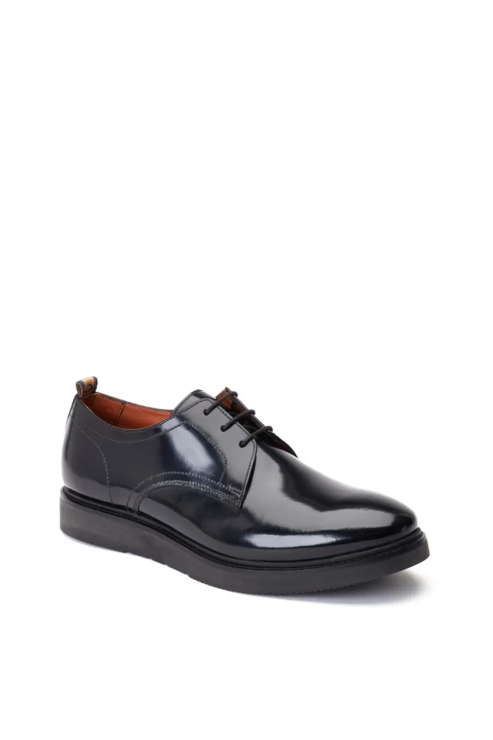 Дерби Base London Roly Plain Toe, черный