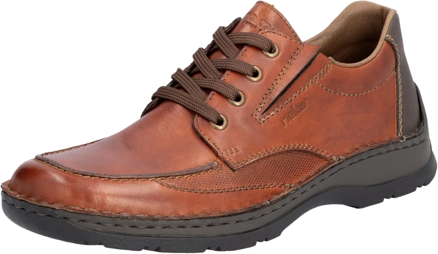 Мужские туфли Rieker 05315 на шнуровке, Brown 24