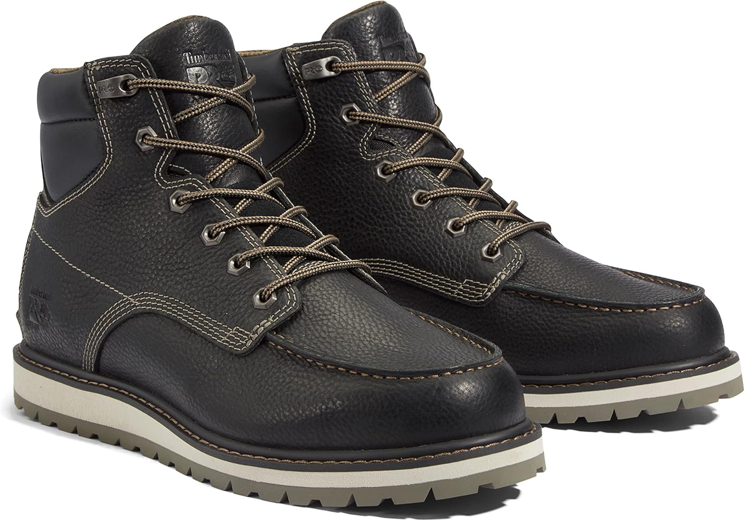 Timberland PRO мужские рабочие ботинки Irvine Wedge 6 Inch Soft Toe, Black-2024 New — фото 2