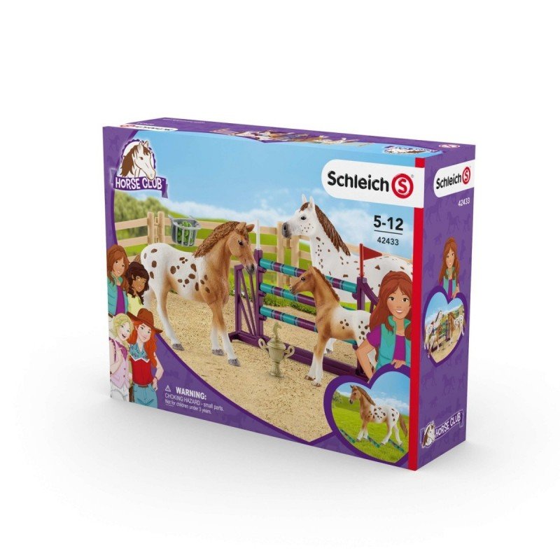 

Статуэтка Schleich, набор для дрессировки лошадей Appaloosa, 42433