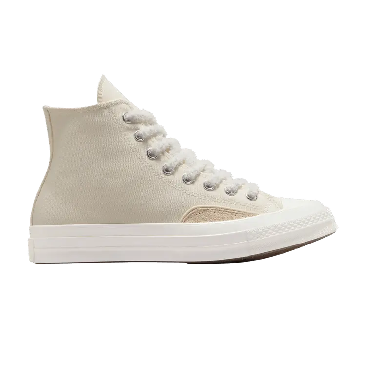 

Кроссовки Converse Chuck 70 Luxe High Light Dune Fuzzy Laces, кремовый