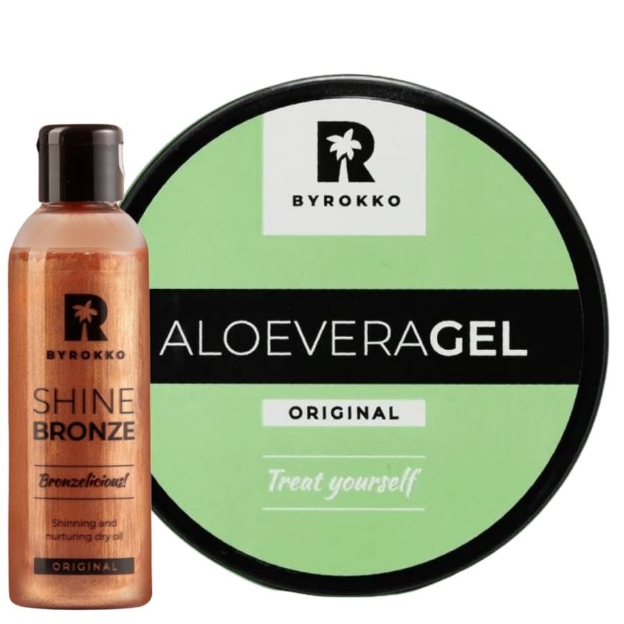 

Охлаждающий гель Byrokko Aloe Vera + Бронзовый блеск