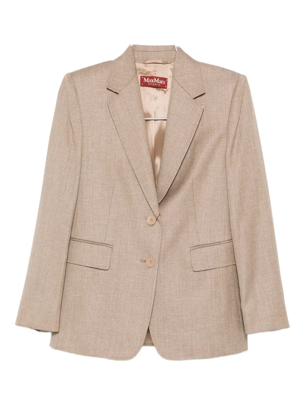 

Однобортный костюм MAX MARA, коричневый