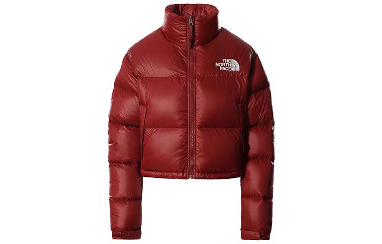 

Пуховик женский кирпично-красный The North Face