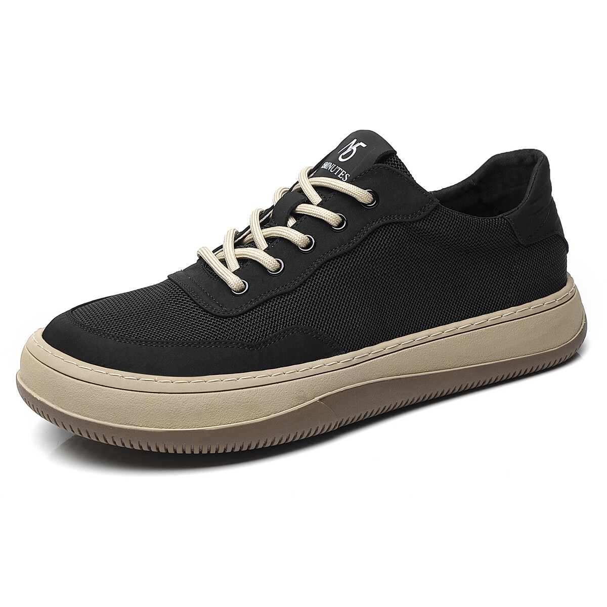 

Кроссовки 15 MINS Skateboarding Shoes Men Low-top, черный