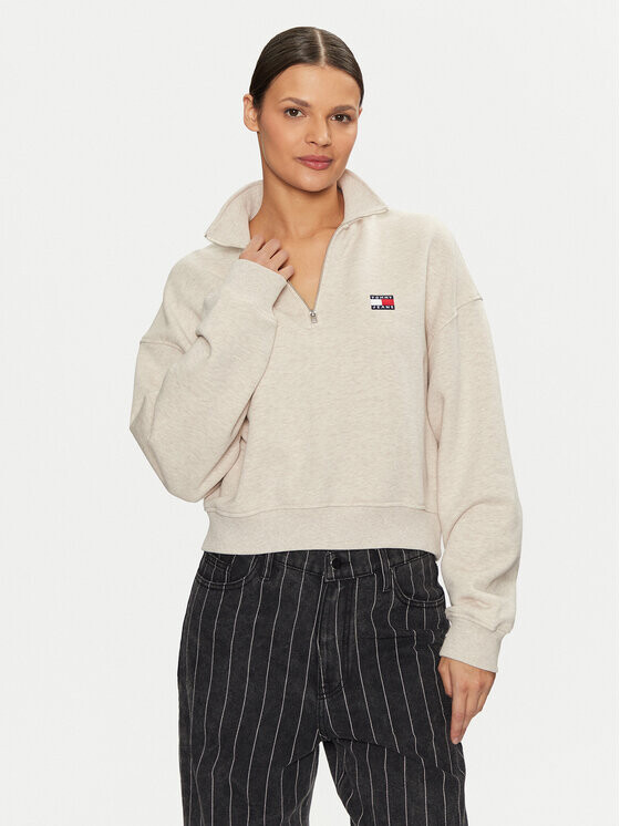 

Толстовка свободного кроя Tommy Jeans, бежевый