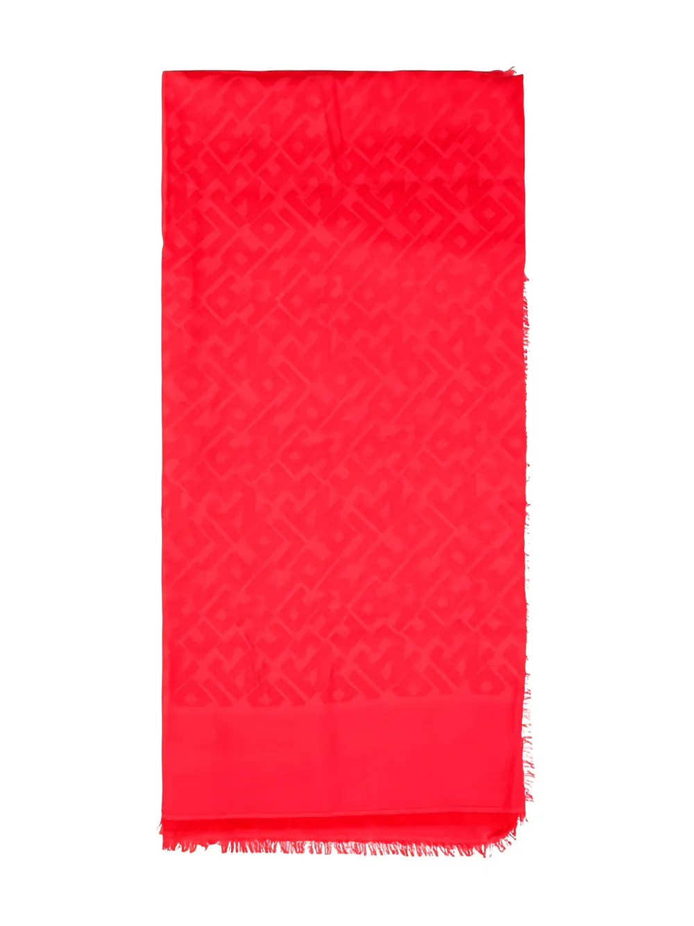 

Шаль с бахромой Longchamp, красный